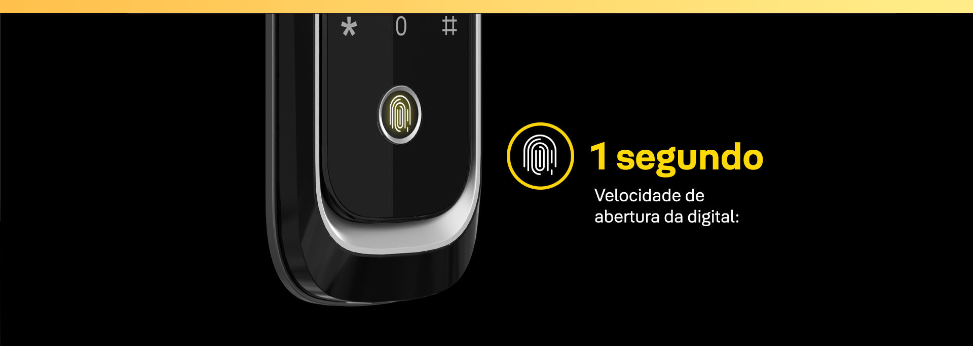 1 segundo Velocidade de abertura